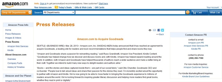 AmazonGoodreads